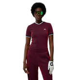 Parvin Texture Short Sleeve Polo Shirt