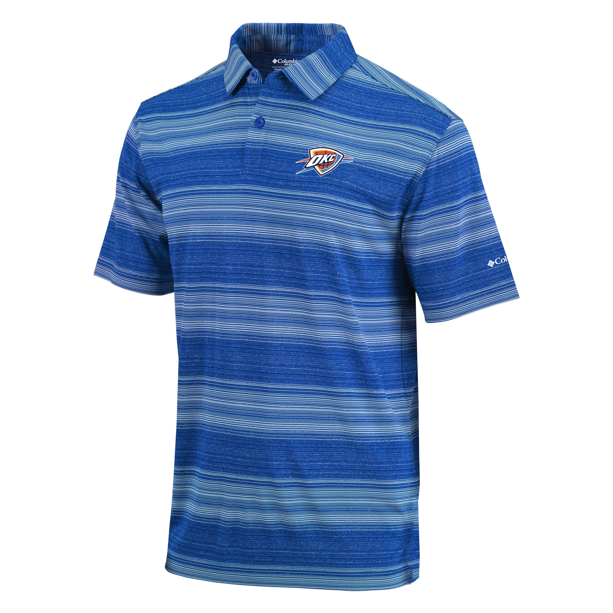 okc thunder mens polo shirt