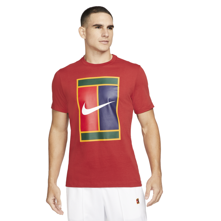 NikeCourt Short Sleeve Heritage Logo Tennis T Shirt PGA TOUR