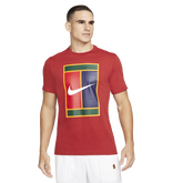 NikeCourt Short Sleeve Heritage Logo Tennis T-Shirt