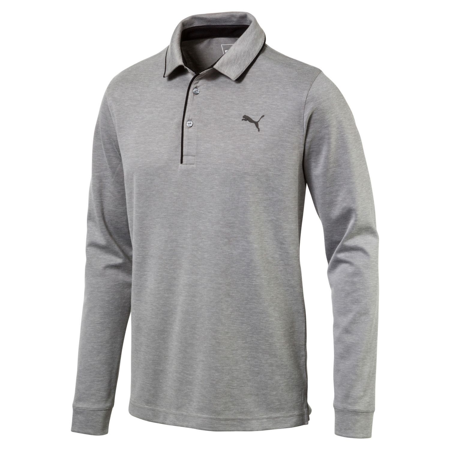 Puma Tailored Long Sleeve Golf Polo