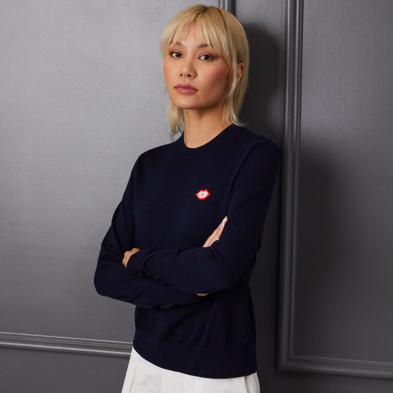 Mother Golfer Wool Sweater
