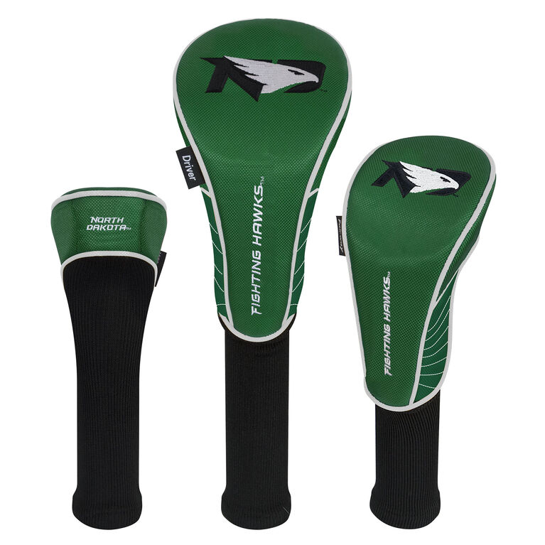 North Dakota Fighting Hawks Headcover Set of 3