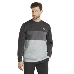 Colorblock Crewneck Men&#39;s Golf Sweater