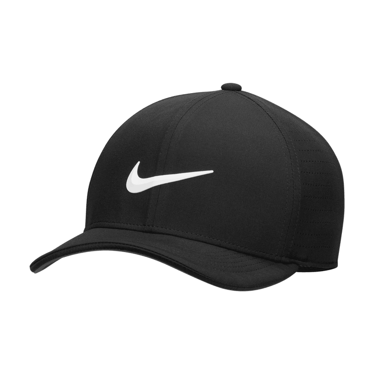 Nike Men's Hats w/ Dri-Fit Unstructured Sphere Dry Baseball Adjustable Golf  Cap, Black 