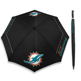 Miami Dolphins 62&quot; WindSheer Lite Umbrella