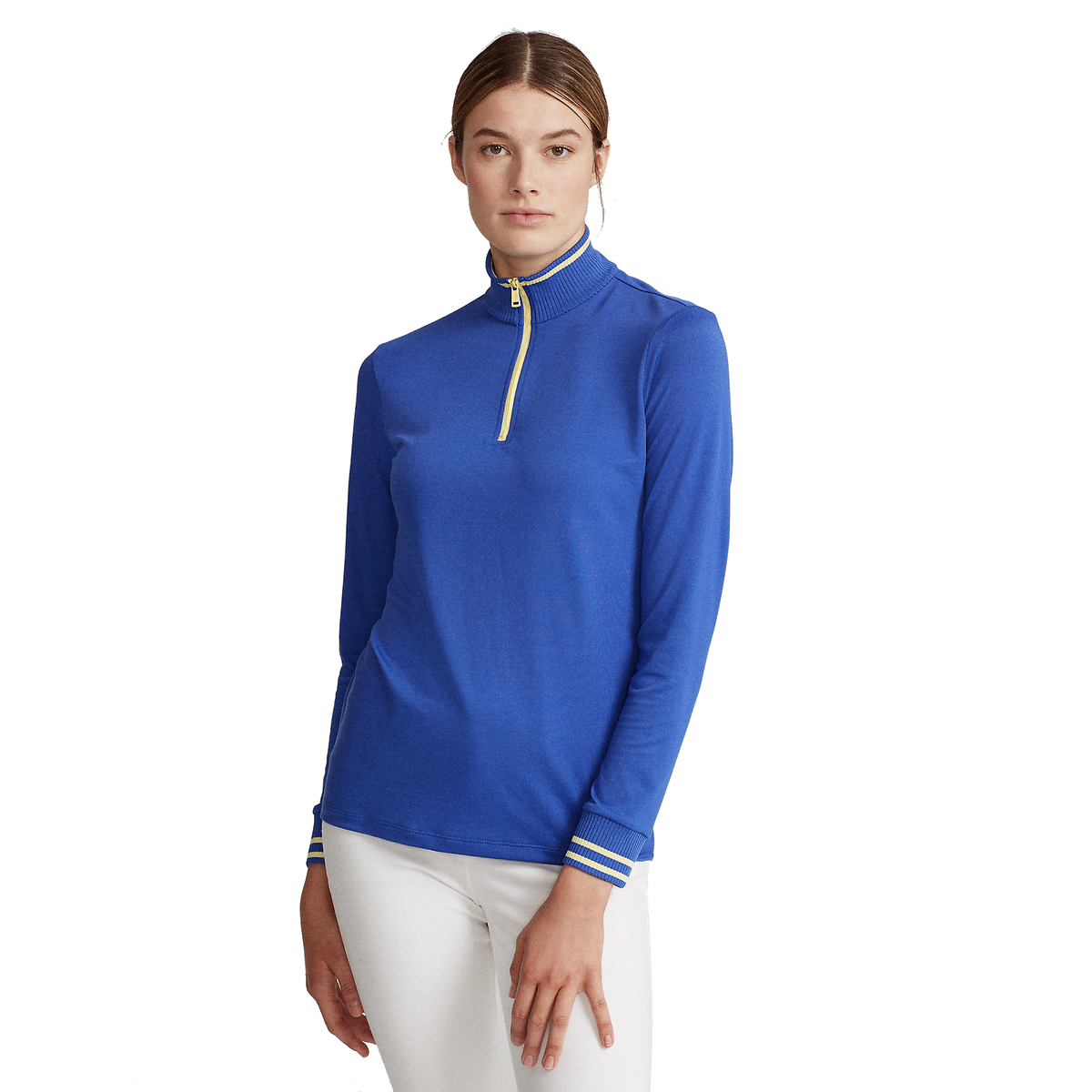 Polo Ralph Lauren Performance Golf Long Sleeve Tipped QuarterZip Pull