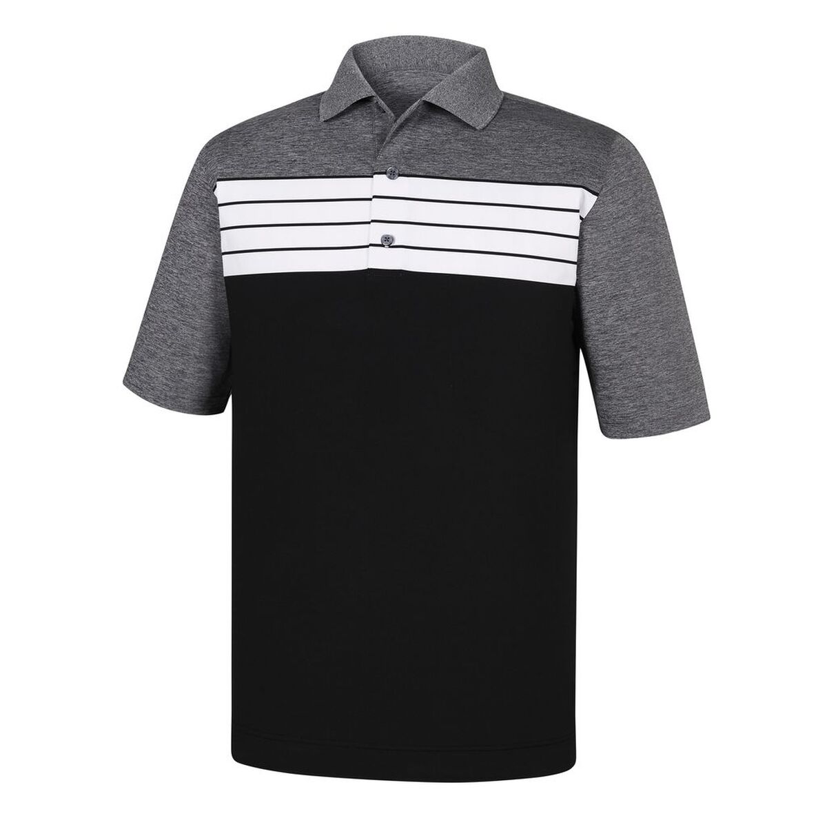 FootJoy Athletic Fit Stretch Lisle Color Block Polo PGA TOUR Superstore
