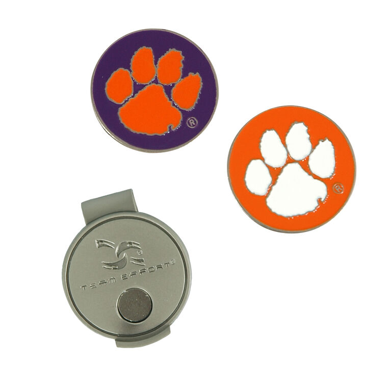 Team Effort Clemson Tigers Hat Clip