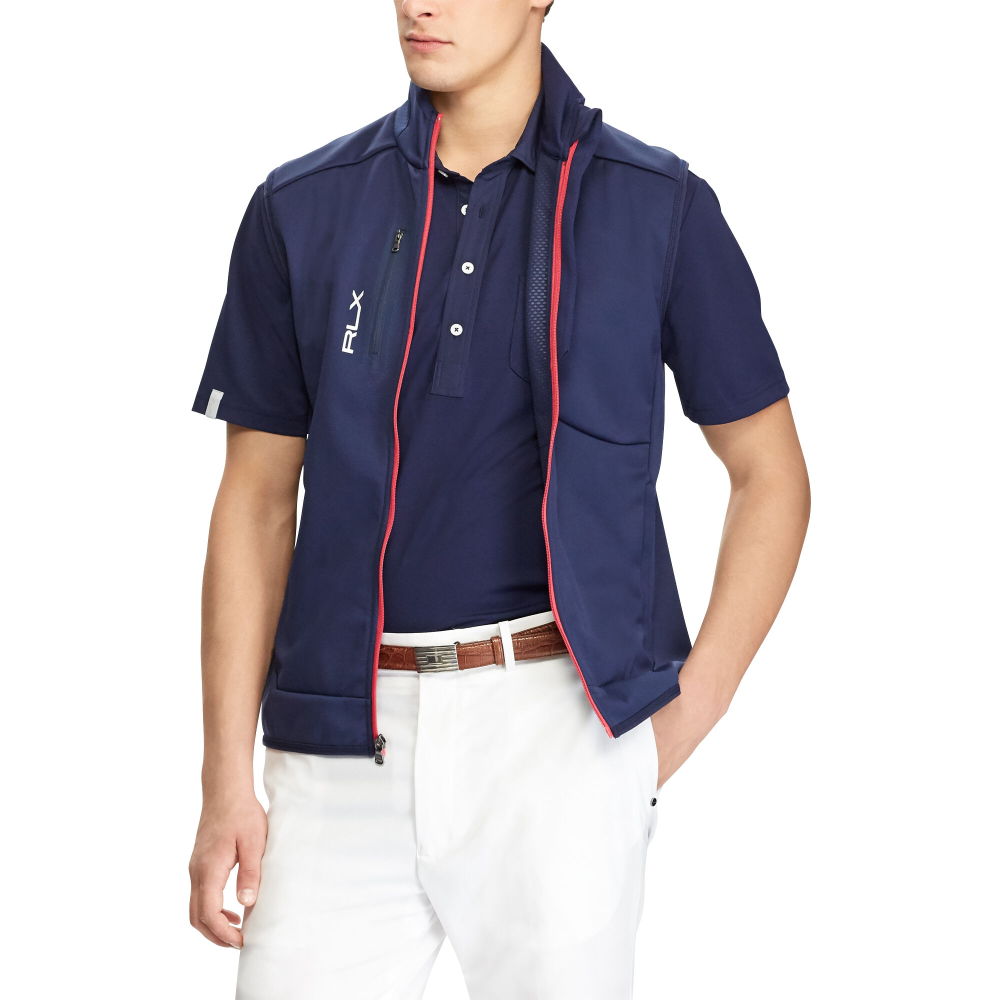 rlx mens golf vest