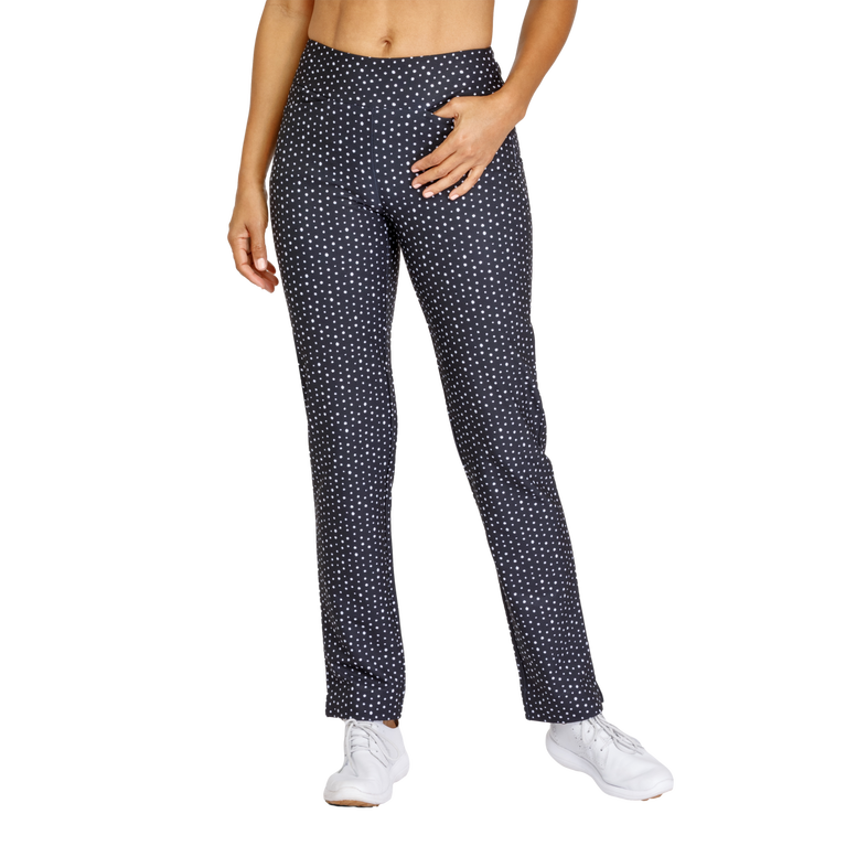 Mulligan Polka Dot 31&quot; Pull-On Pant