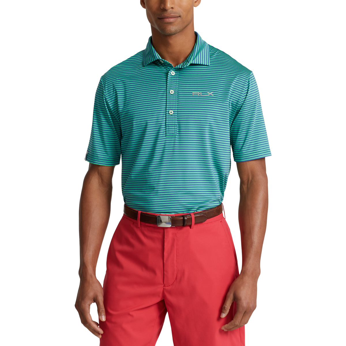 RLX Golf Feed Stripe Short Sleeve Polo Shirt PGA TOUR Superstore