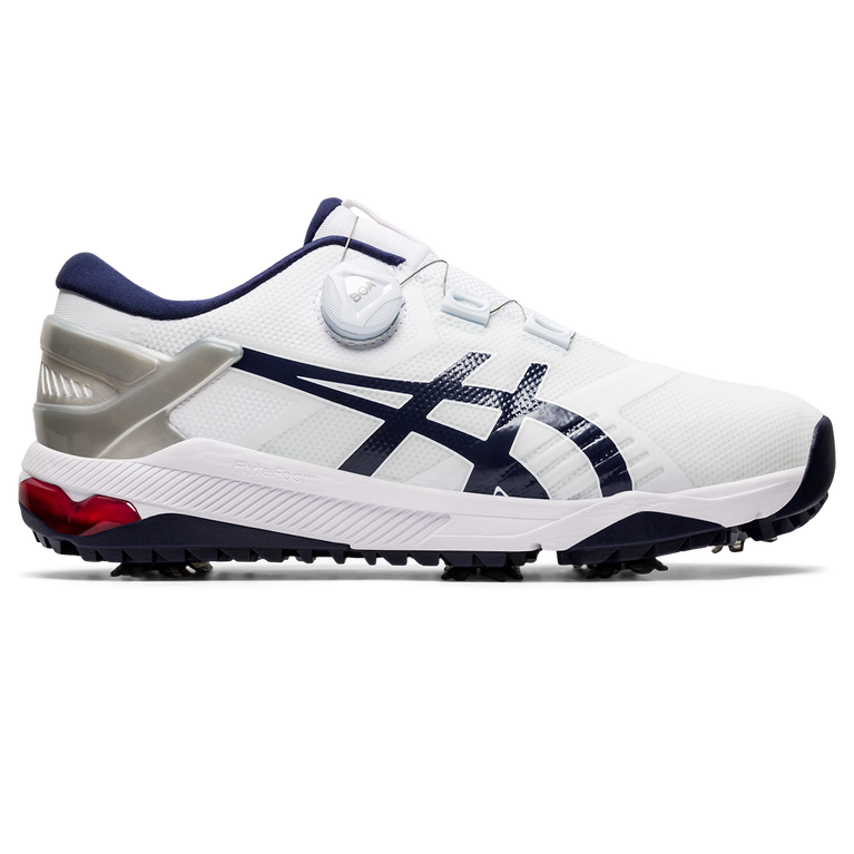Asics Gel Course Duo Boa Men S Golf Shoe White Navy Pga Tour