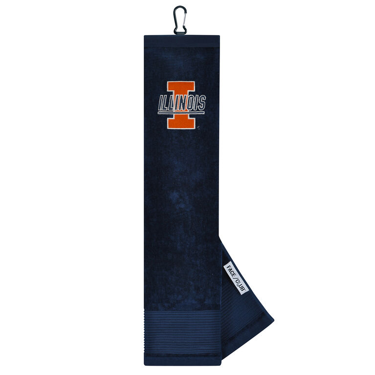 Team Effort Illinois Fighting Illini TriFold Towel