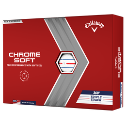 Chrome Soft 360 Triple Track Golf Balls