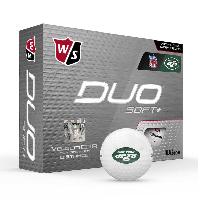 Wilson DUO Soft+ NFL Golf Balls New York Jets PGA TOUR Superstore