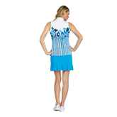 Alternate View 2 of Iris Oasis Collection: Monarch Floral Fusion Sleeveless Top