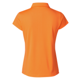 Alternate View 3 of Wild Nature Collection: Macy Candied Orange Short Sleeve Polo Shirt