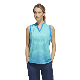 Sport Performance Gradient Sleeveless Polo Shirt