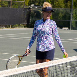 Tropical UV Quarter Zip Pull Over