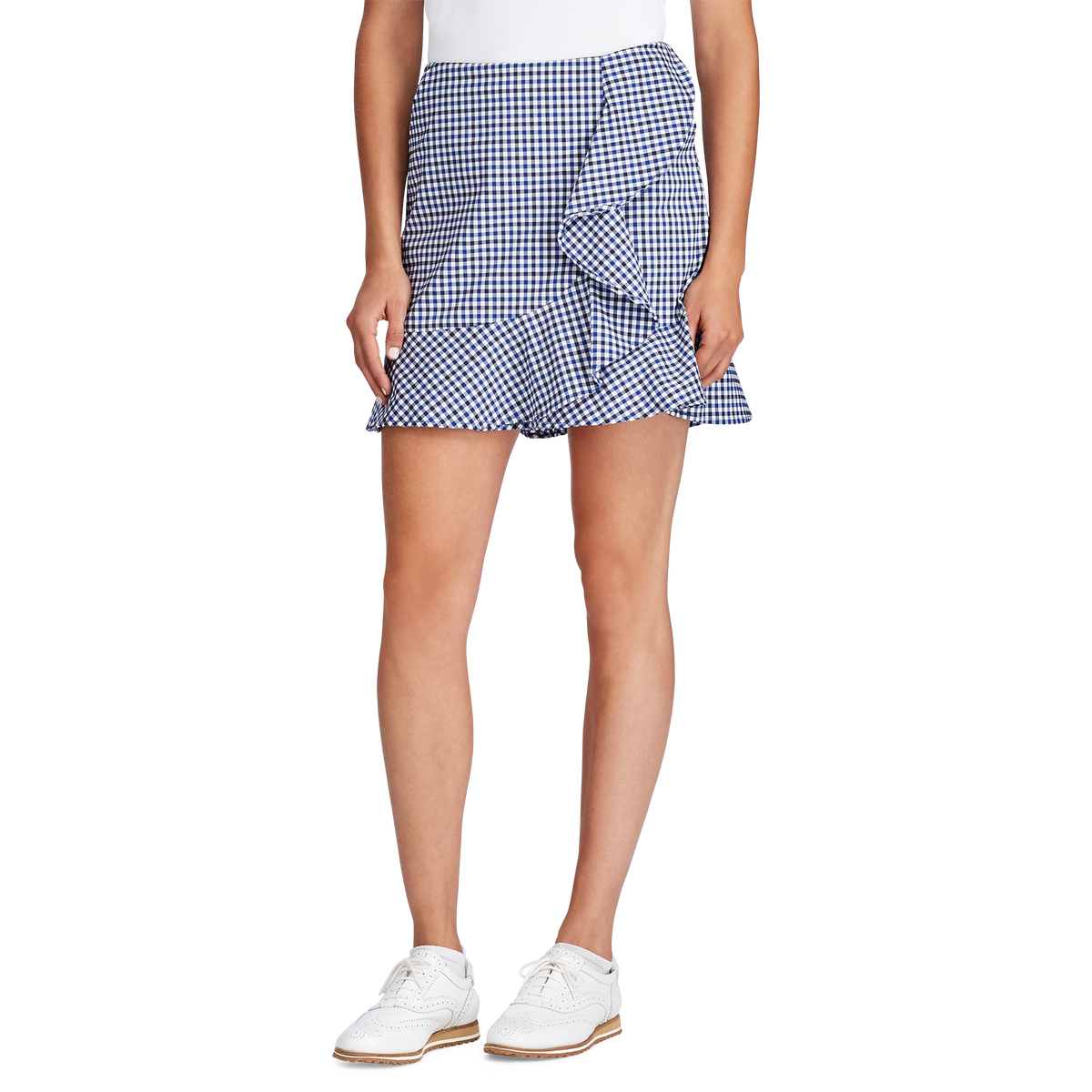 Polo Ralph Lauren Flounce Gingham Golf Skort | PGA TOUR Superstore