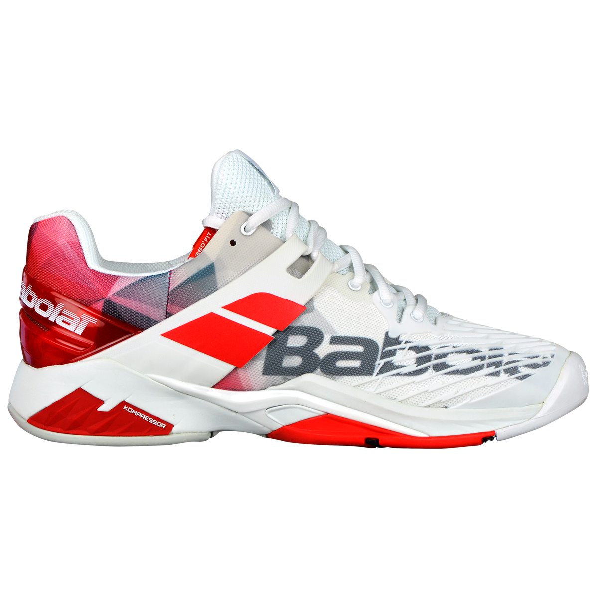 Babolat Propulse Fury All Court Men #39 s Tennis Shoe White/Red PGA