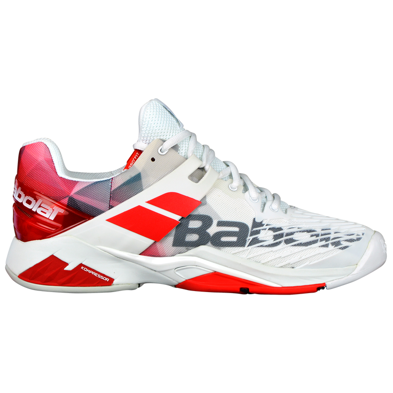Babolat Propulse Fury All Court Men #39 s Tennis Shoe White/Red PGA