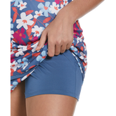 Alternate View 1 of Floral Geo Print Curved Hem 16&quot; Golf Skort