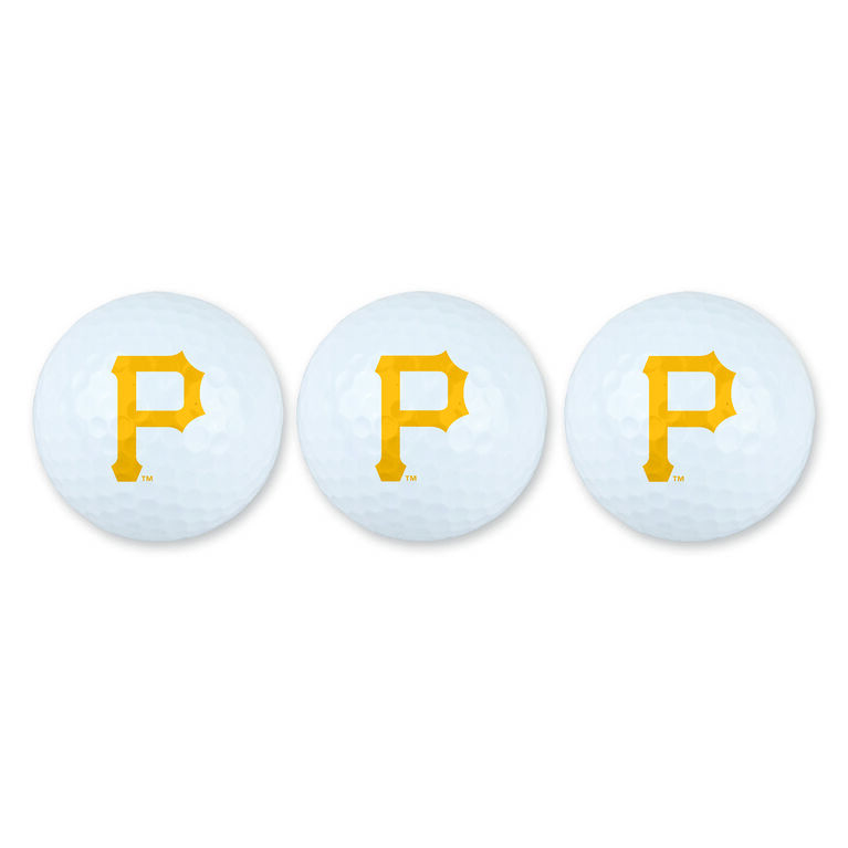 Team Effort Pittsburgh Pirates Golf Ball 3 Pack