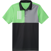 Boy&#39;s 3-Stripes Chest Primegreen Golf Polo Shirt