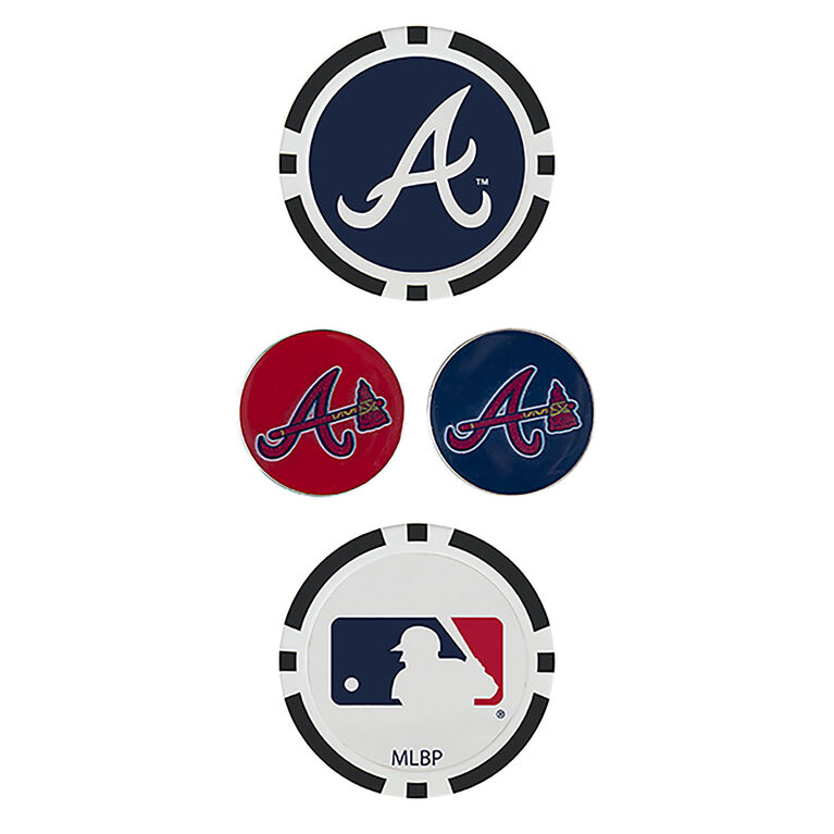 Team Effort Atlanta Braves Ball Marker Set