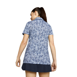 MATTR  Plumeria Short Sleeve Polo Shirt