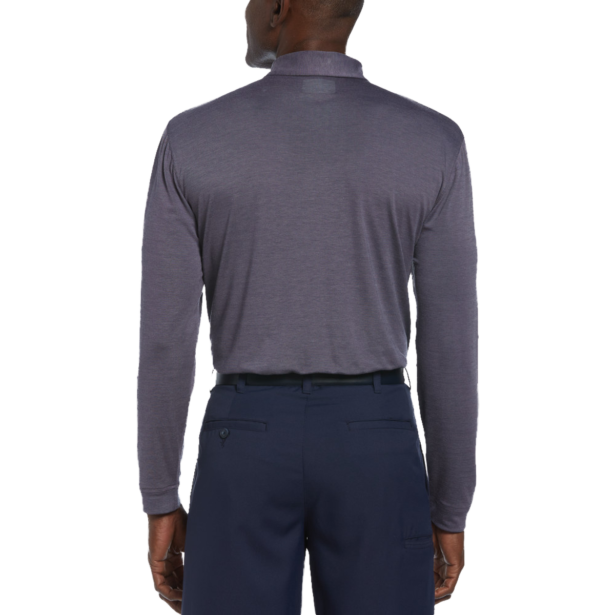 PGA TOUR Apparel Luxury Performance Long Sleeve Golf Polo Shirt PGA