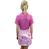 Alternate View 2 of Dahlia Dreams Collection: Dahlia Floral Print Pull-On 17&quot; Skort