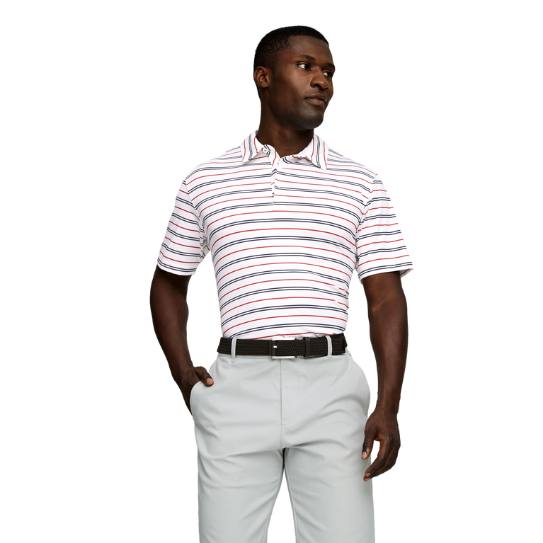 PUMA Mattr Striper Polo | PGA TOUR Superstore