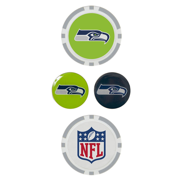 Team Effort Seattle Seahawks Ball Marker Set
