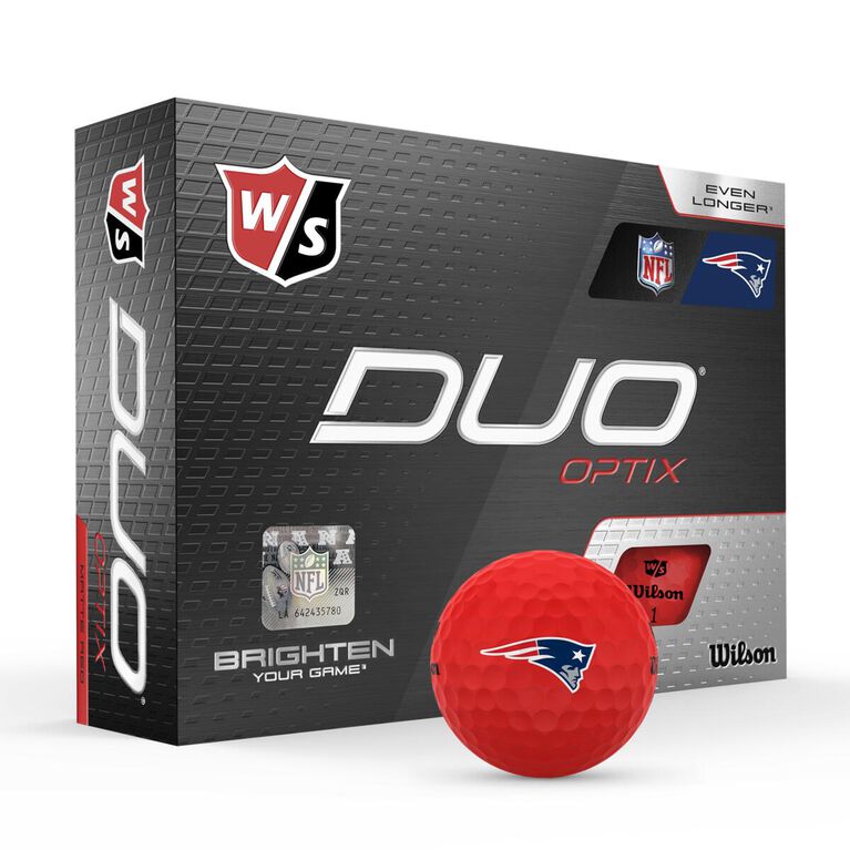 DUO Optix NFL Golf Balls - New England Patriots