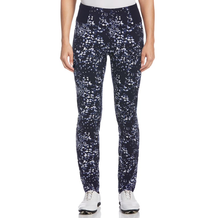 PGA TOUR Apparel Prism Confetti Print Pull On Golf Pant PGA TOUR