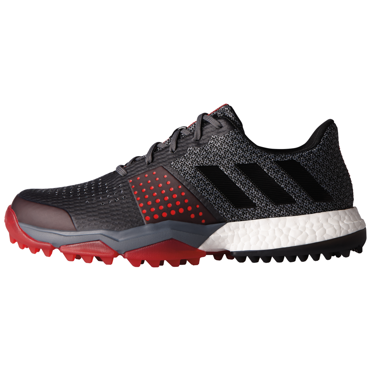 adidas Adipower Sport Boost 3 Men's Golf Shoe - Charcoal/Red | PGA TOUR Superstore