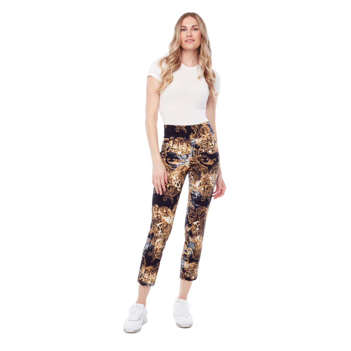 Swing Control Cheetah Damask 28" Ankle Pant PGA TOUR Superstore