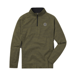UNRL X Barstool Sports Seamless Rival Camo Quarter Zip