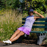 Alternate View 2 of Purple Rain Collection:  Knife Pleat Pull-On 16.5&quot; Skort
