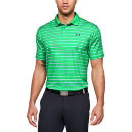 Performance Textured Stripe Men&rsquo;s Golf Polo Shirt