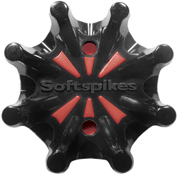 Pulsar Golf Cleats &#40;Small Metal&#41; - Black/Red