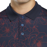 Alternate View 3 of Outline Floral Polo