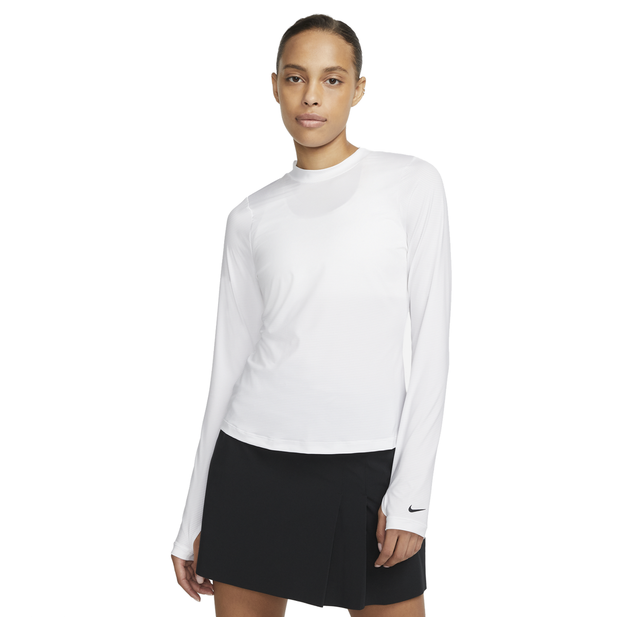 Nike DriFIT UV Victory Shadow Stripe LongSleeve Golf Shirt PGA TOUR