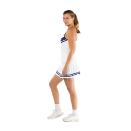 Gwen Stripe Pleated 15&quot; Skort