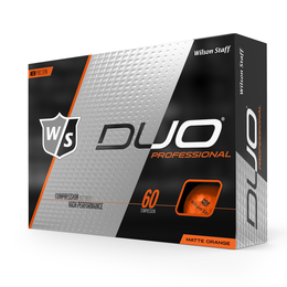 DUO Professional Matte Orange Golf Balls