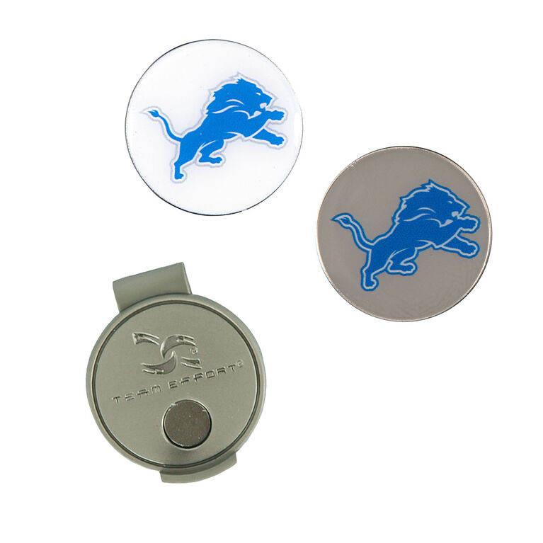 Team Effort Detroit Lions Hat Clip &amp; Ball Marker