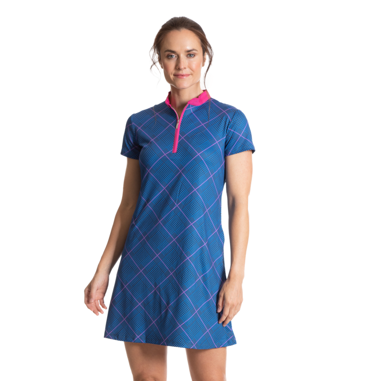 Paisley Park Collection: Glen Plaid Short Sleeve Dress